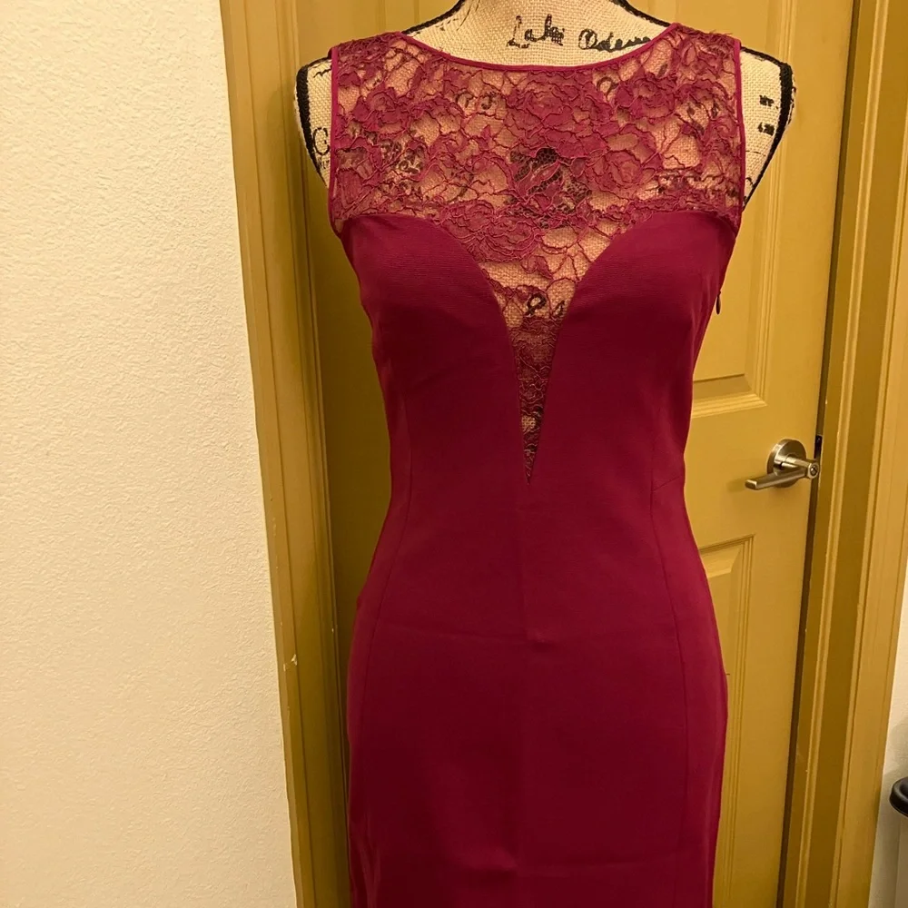 Emilio Pucci beautiful made in Italy bodycon dress lace top sexy 8 medium - Picture 2 of 14